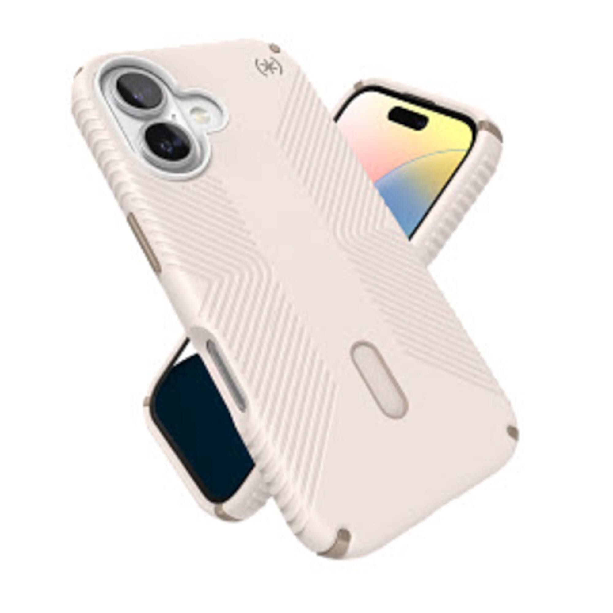 Alt View 17. Speck - Presidio2 Grip ClickLock Case with MagSafe for Apple iPhone 16 - Bleached Bone.