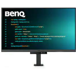 BenQ - Refurbished Excellent - RD320UA 31.5" 4K+ HDR Programming Monitor Ergo Arm 16:9 Coding Modes, USB-C Support, KVM & Lighting, HDMI & DisplayPort - Black