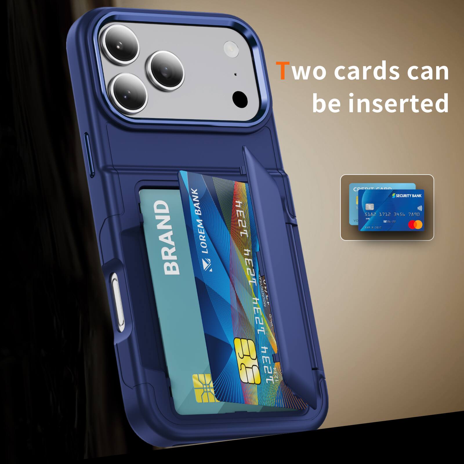 Two cards can be inserted.  
BANK BRAND LOREM 1234 E2T  
SINTPURA C E2TE2T HE2T  
AIN PFE: VALIE: hE2T 12.34 pENtcAn DO0.  
Ad SECURITT SAUNK 516C 1712 145 76'0