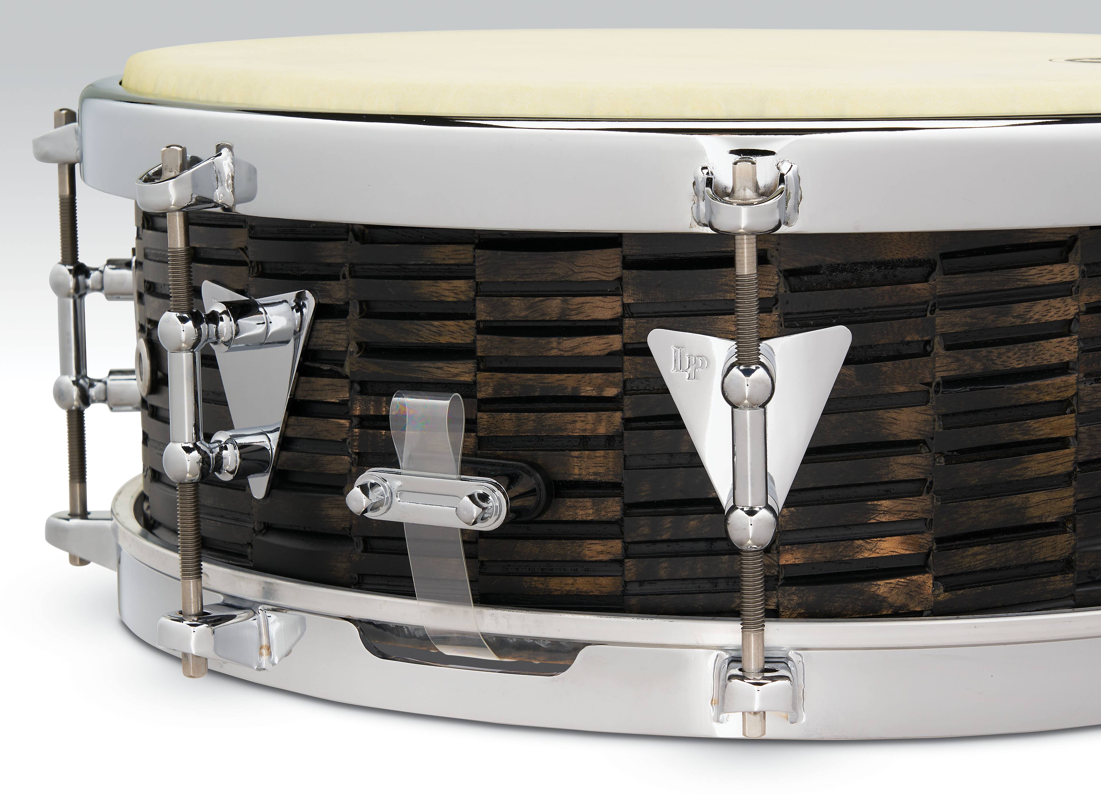 Left. Latin Percussion - Pedrito Hand Snare Drum Mango, 5-1/2"x14".