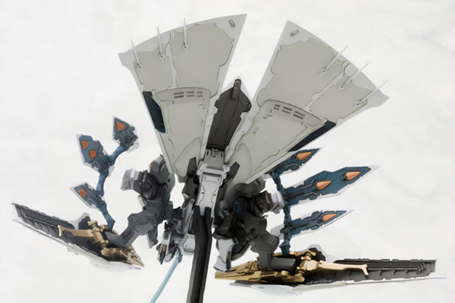 Alt View 4. PopMarket - Kotobukiya - Ikaruga - Ginkei (White) Model Kit   - COLLECTIBLES - Multicolor.