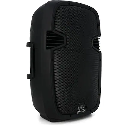Front. Behringer - Behringer PK112A 12" 600W 2-Way Active PA Powered Speaker with Built-In Media Player and Integrated Mixer.