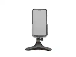 WeatherTech - DeskFone | Adjustable & Secure Fit Universal Desktop Cell Phone Holder – Body – Plastic Knobs - Black