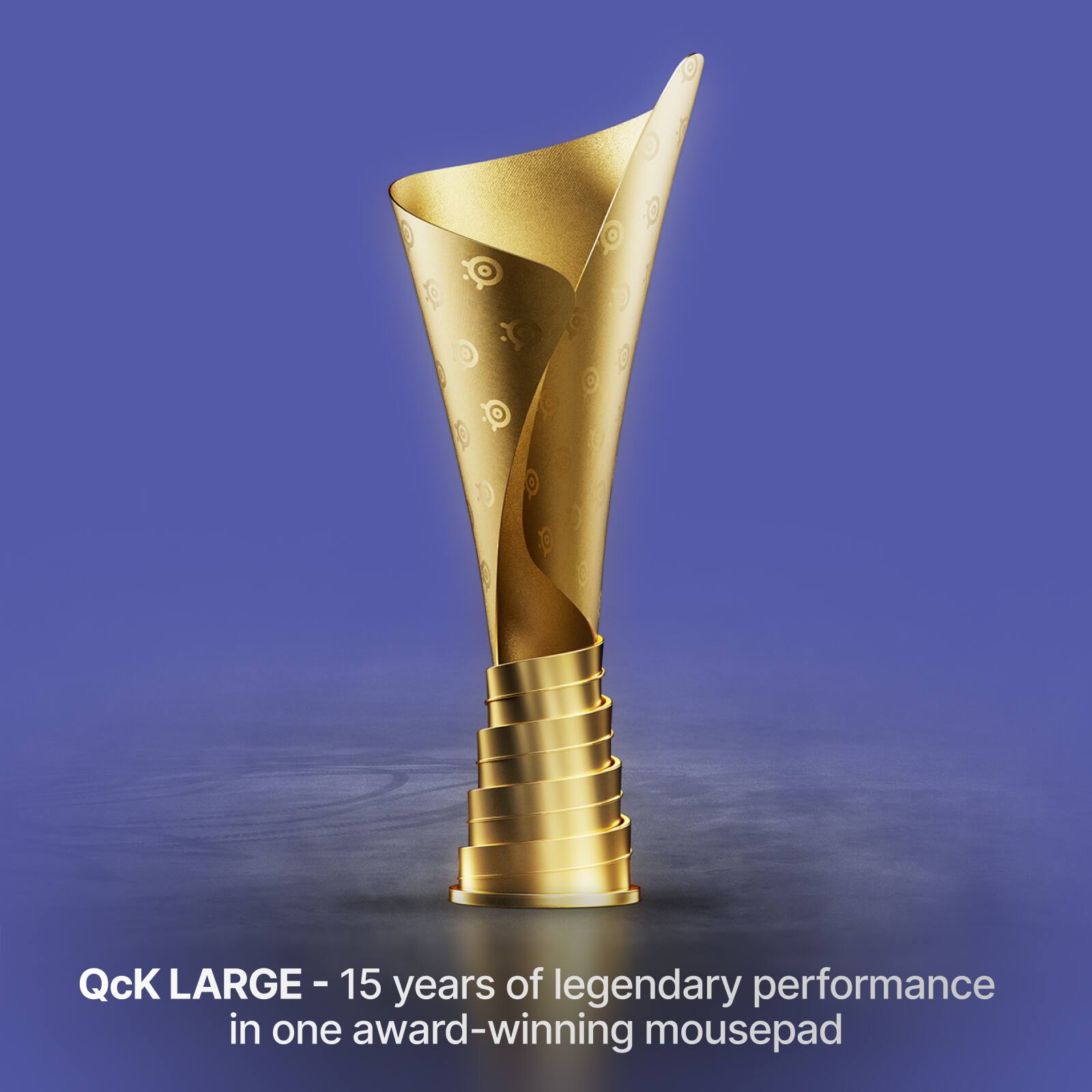 QcK LARGE - 15 years of legendary performance in one award-winning mousepad