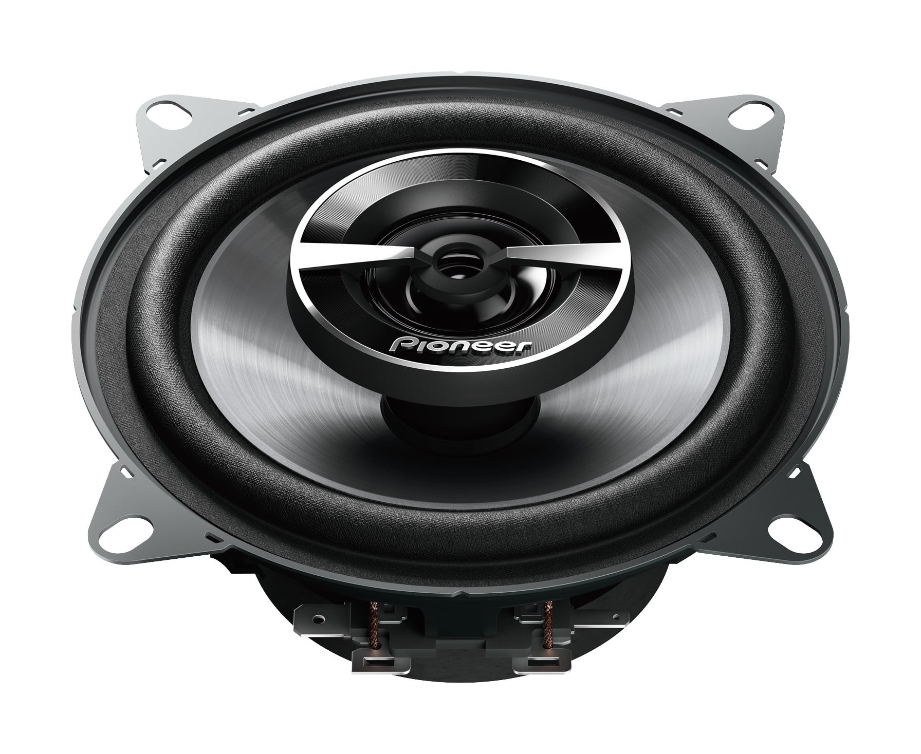 Alt View 11. Pioneer - 4" 2-way Coaxial Speakers (Pair) - Black.