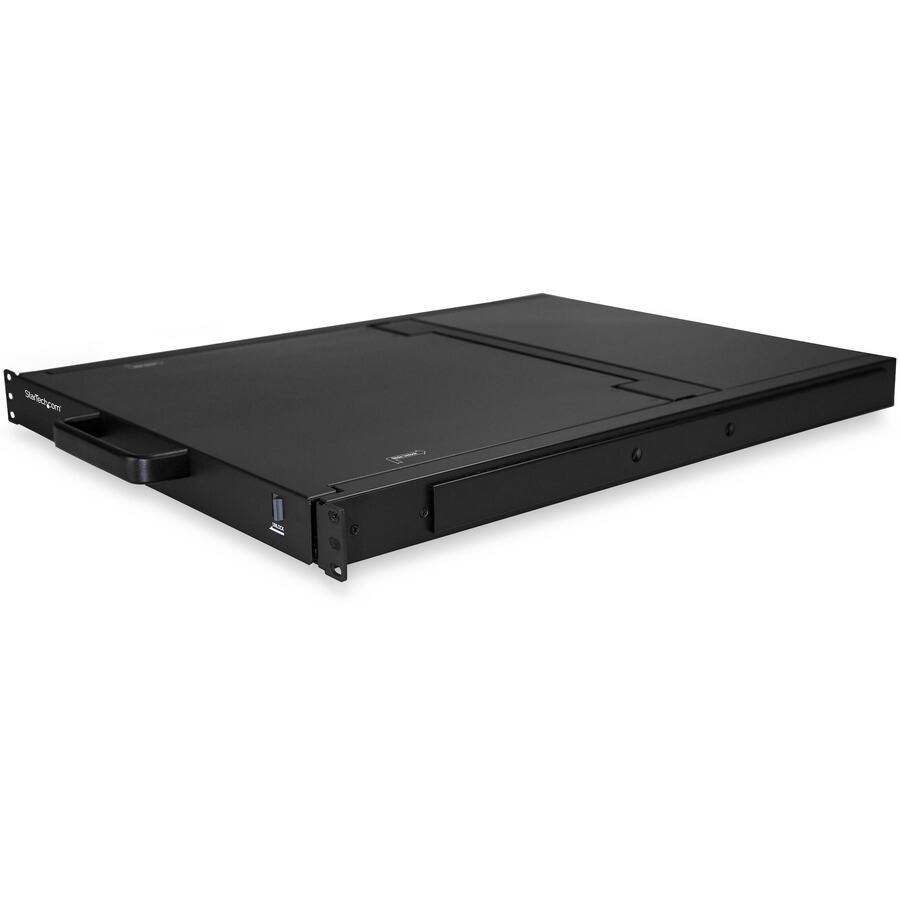 Alt View 4. Startech - 16-Port Rackmount KVM Console with 17" Display - Black.