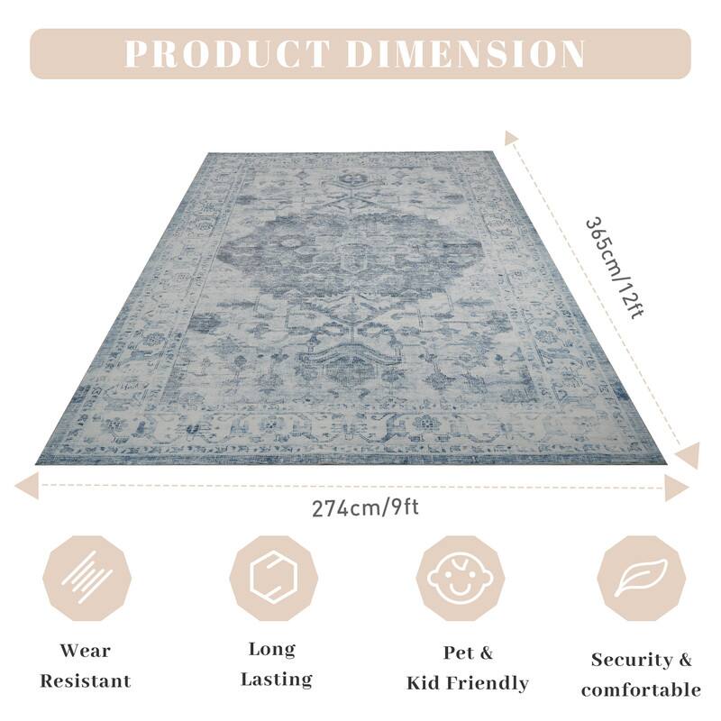 PRODUCT DIMENSION  
365cm/12ft x 274cm/9ft  

- Wear Resistant  
- Long Lasting  
- Pet & Kid Friendly  
- Security & Comfortable