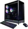 Front. CyberPowerPC - Gaming Desktop - AMD Ryzen 7 8700F - NVIDIA GeForce RTX 5060 8GB - 16GB DDR5 - 1TB PCIe 4.0 SSD Storage - Black.