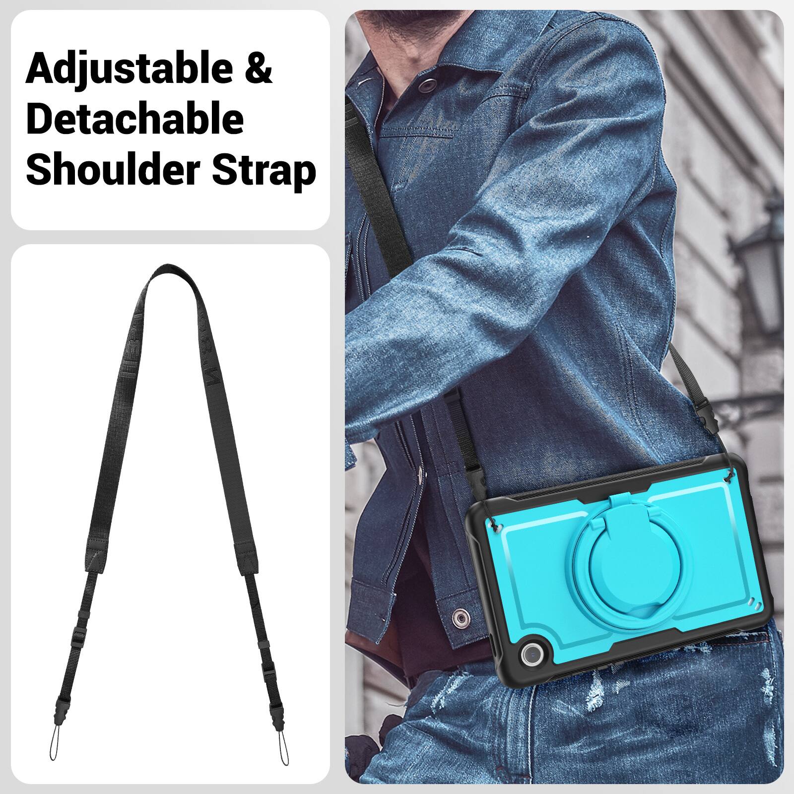 Adjustable & Detachable Shoulder Strap