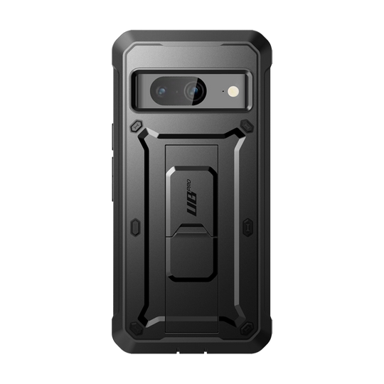 SUPCASE - Unicorn Beetle Pro Rugged Holster Case for Google Pixel 8a – Full-Body Protection with Kickstand & Belt Clip - Black
