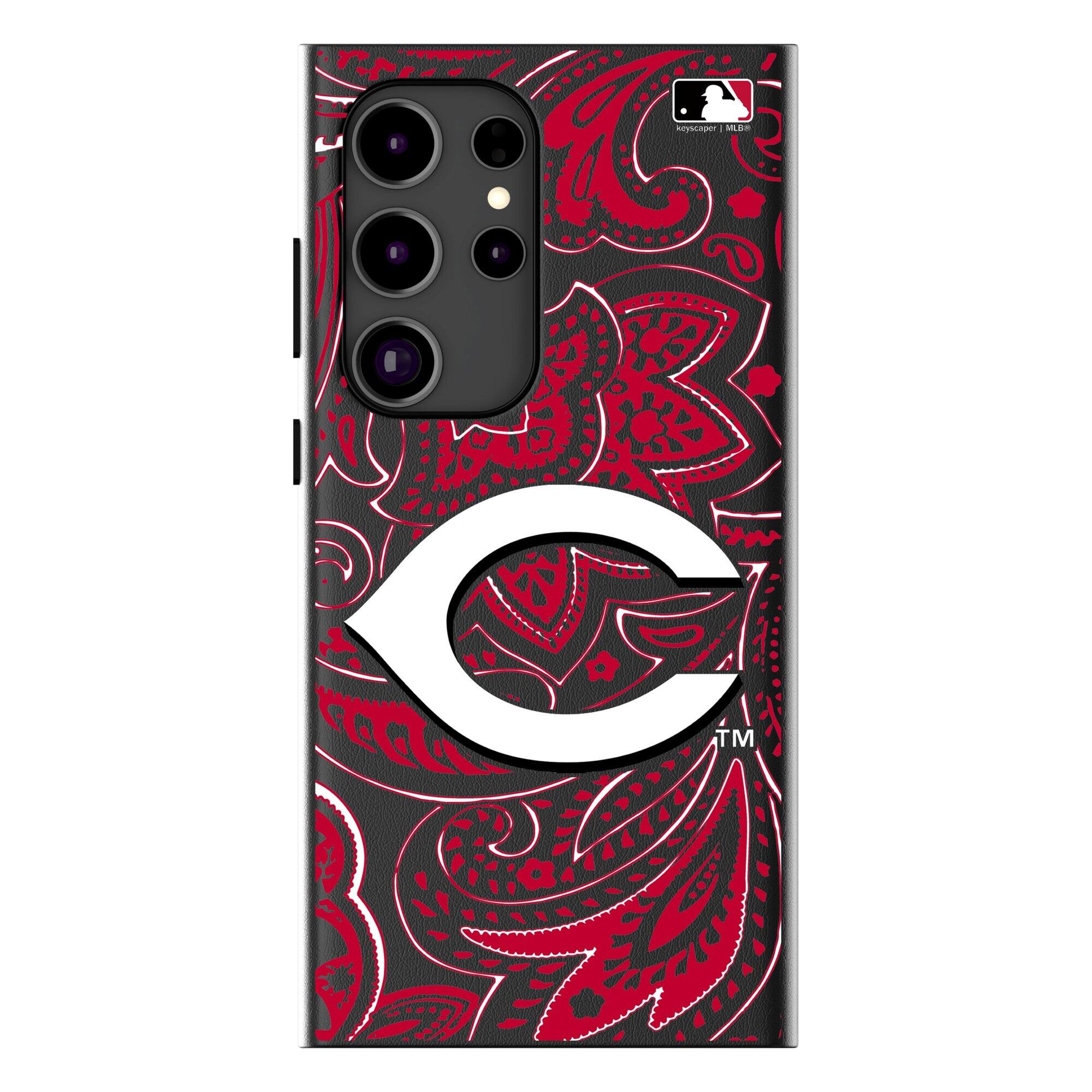 Keyscaper - MLB - Cincinnati Reds Paisley Galaxy Magnetic Bump Case - S25 Ultra - Black price history on PriceWatchPro