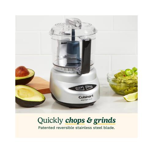 GRIND CHOP  
Cuisinart MPEF N PLUS  
Quickly chops & grinds  
Patented reversible stainless steel blade.