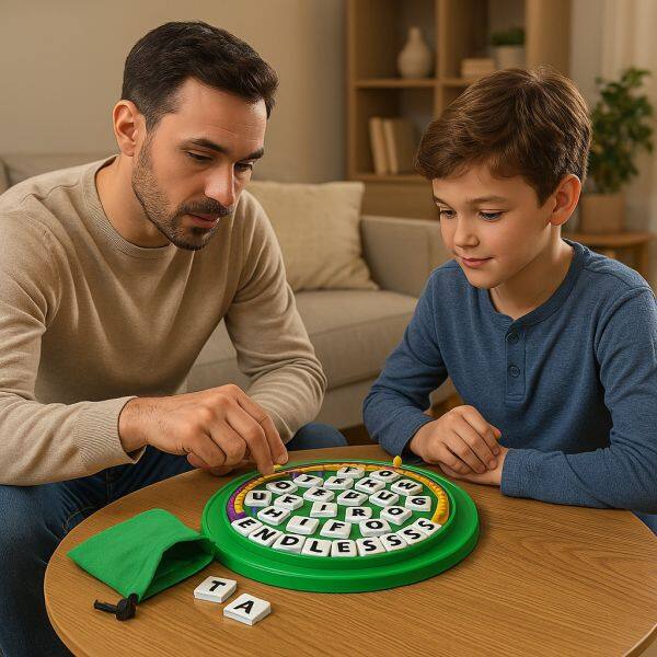 Left. Amber Sporting Goods - Livevie Chain Letters Educational Game for Kids, Adults & Family - Multicolor.