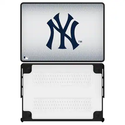 Front. Keyscaper - New York Yankees Linen MacBook Case - Pro 16 in - Multicolor.