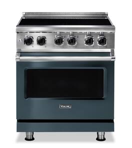 Viking - 5 Series 4.7 Cu. Ft. Freestanding Electric Induction Range - Squall