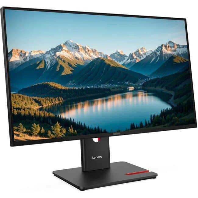 Lenovo - ThinkVision T27Q-40 27" Class WQHD LED Monitor - 16:9 - Eclipse 27" Viewable - In-plane Switching (IPS) - Black