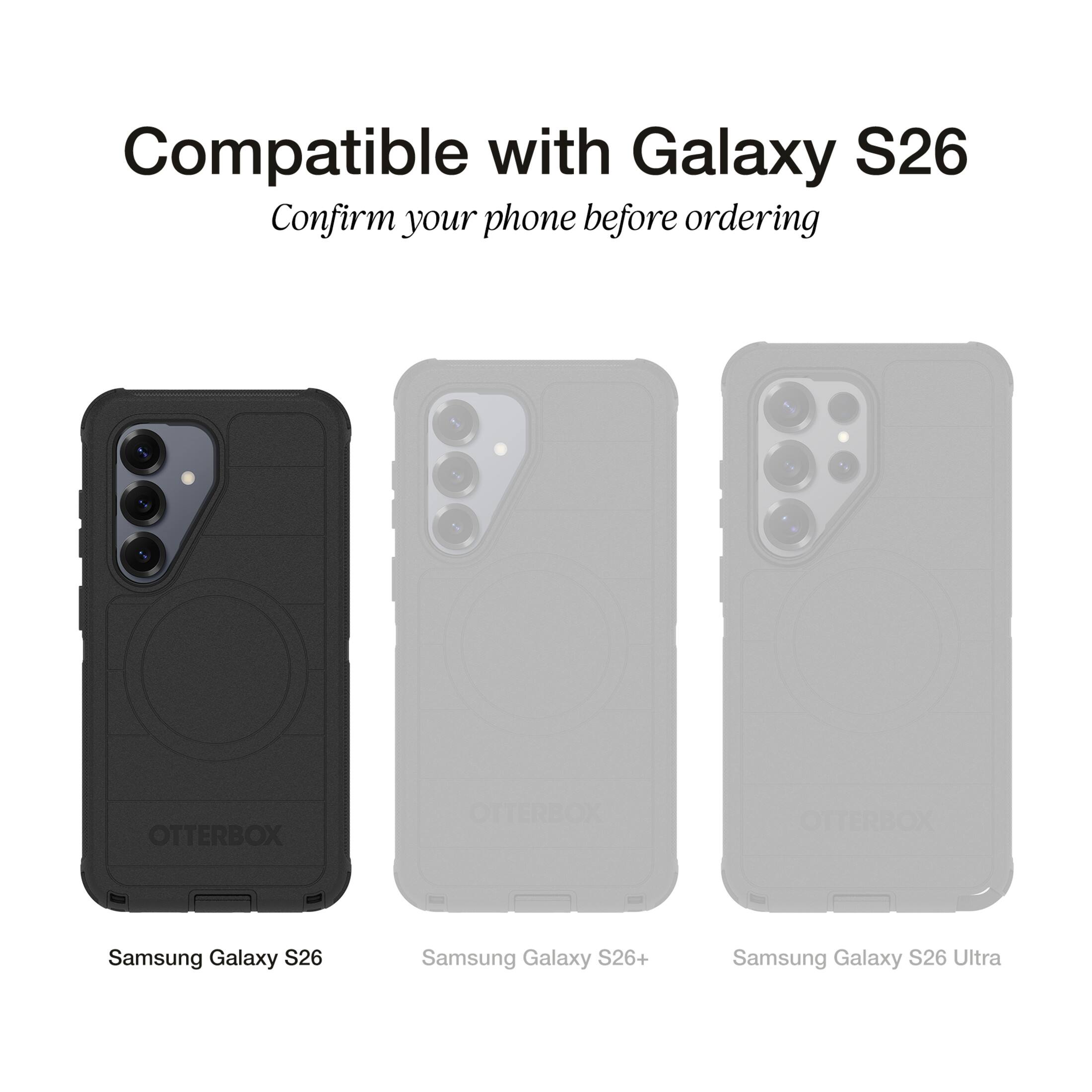 Compatible with Galaxy S26  
Confirm your phone before ordering  

OTTERBOX CEREO  

Samsung Galaxy S26  
Samsung Galaxy S26+  
Samsung Galaxy S26 Ultra