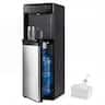 Costway - 3 in 1 Bottom Loading Water Cooler for 5 Gal Bottle, Hot & Cold Water Dispenser - Black