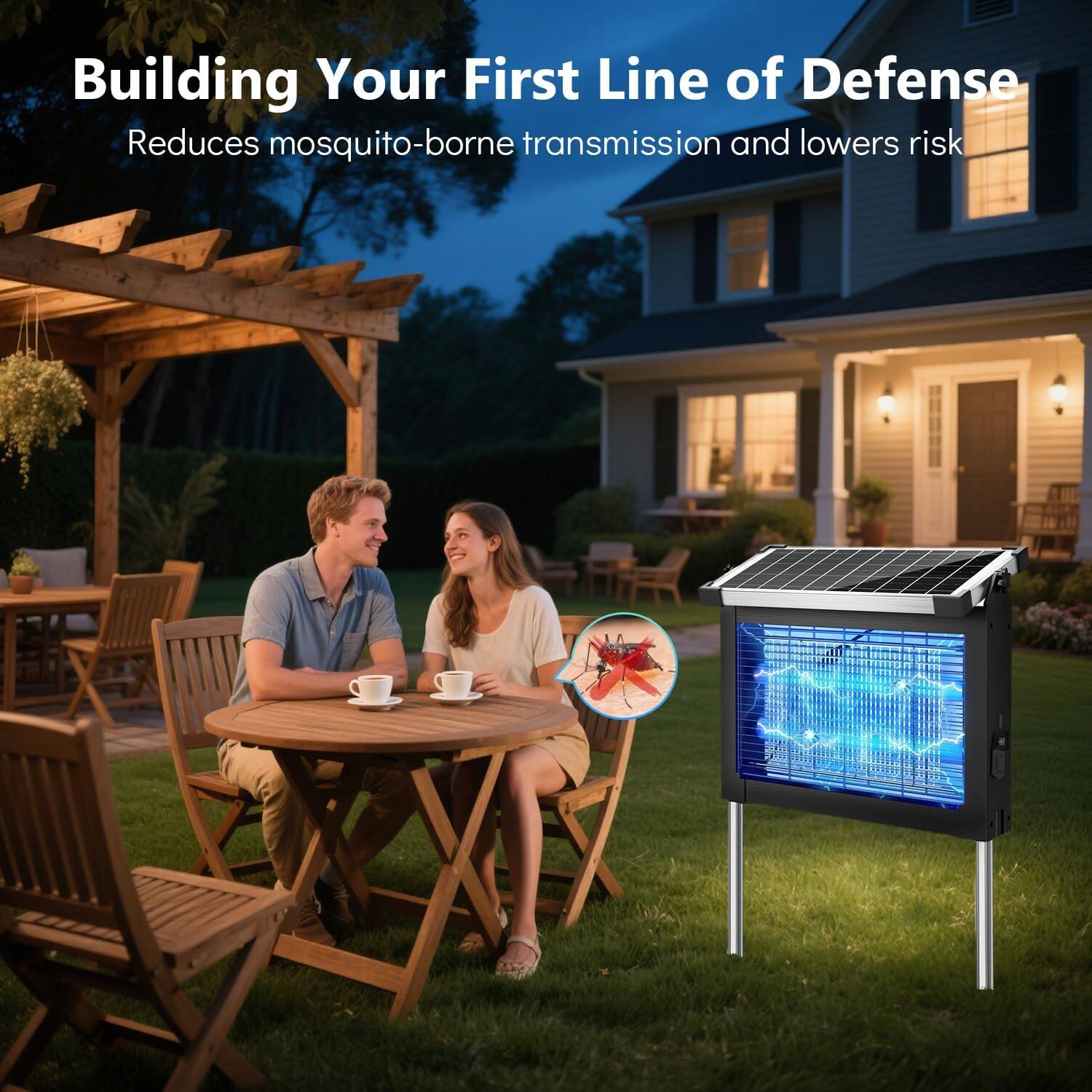 Building Your First Line of Defense  
Reduces mosquito-borne transmission and lowers risk