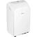 Alt View 4. Hisense - Smart 8,000 BTU Dual Hose Portable Air Conditioner with Heat Pump (Refurbished) AP55023HR1GD - White.