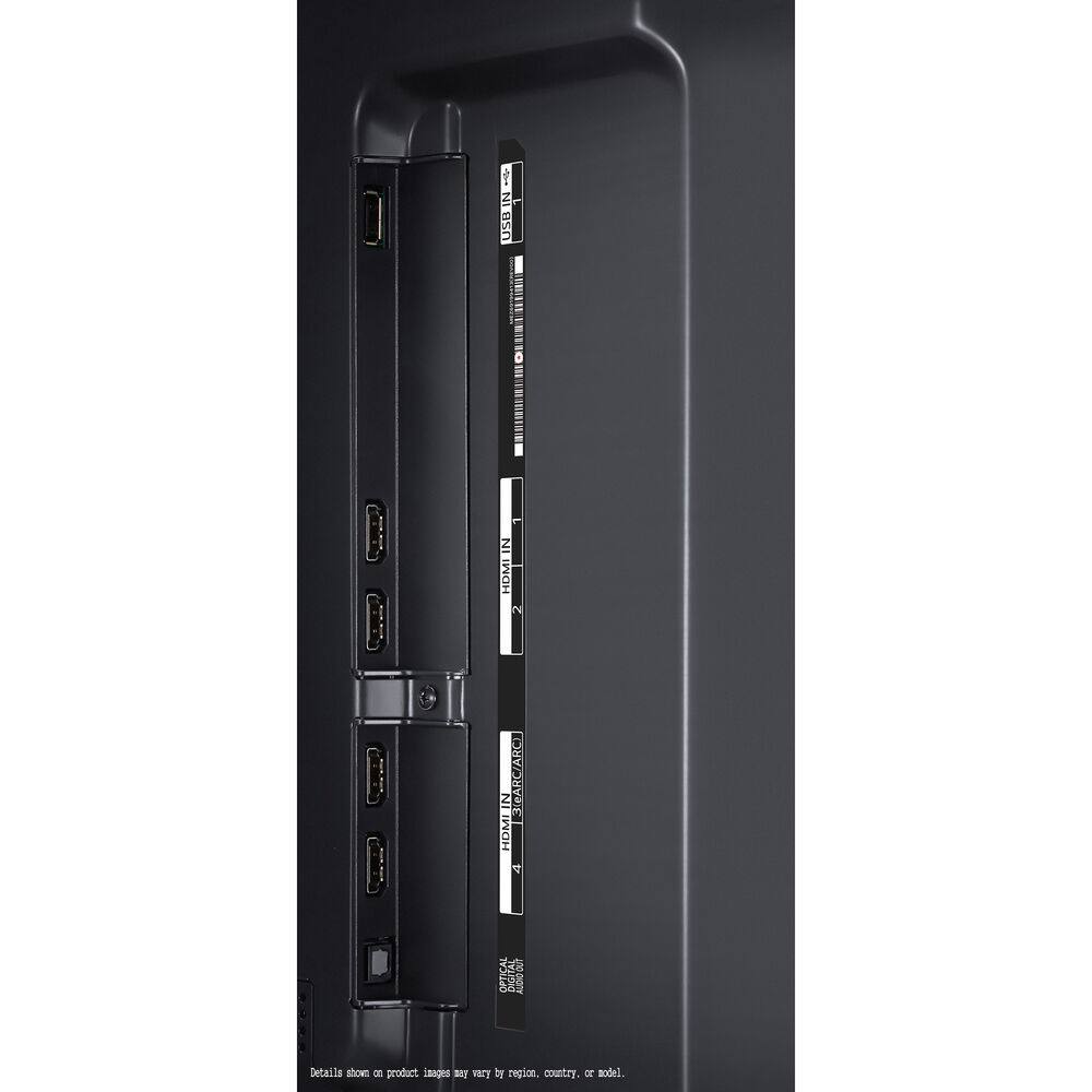 USB IN 1  
HDMI IN 2  
HDMI IN 3 (ARC)  
HDMI IN 4  

Details shown on product images may vary by region, country, or model.