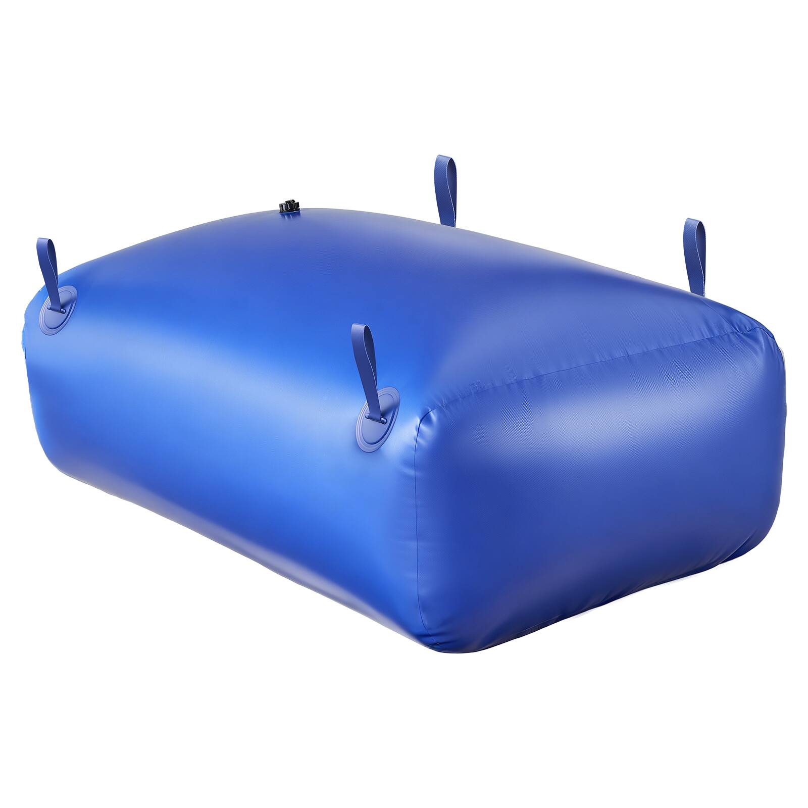 Alt View 5. VEVOR - Water Storage Bladder,87.2 Gal Collapsible Water Storage Bag, Wear-Resistant 1000D PVC Soft Waters Bag,Leakproof Camping - Blue.