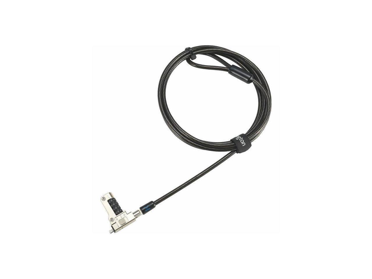 Alt View 2. Kensington - Kensington Slim N17 2.0 Combo Laptop Lock - Resettable 4-Wheel - Carbon Steel - 5.91 ft.