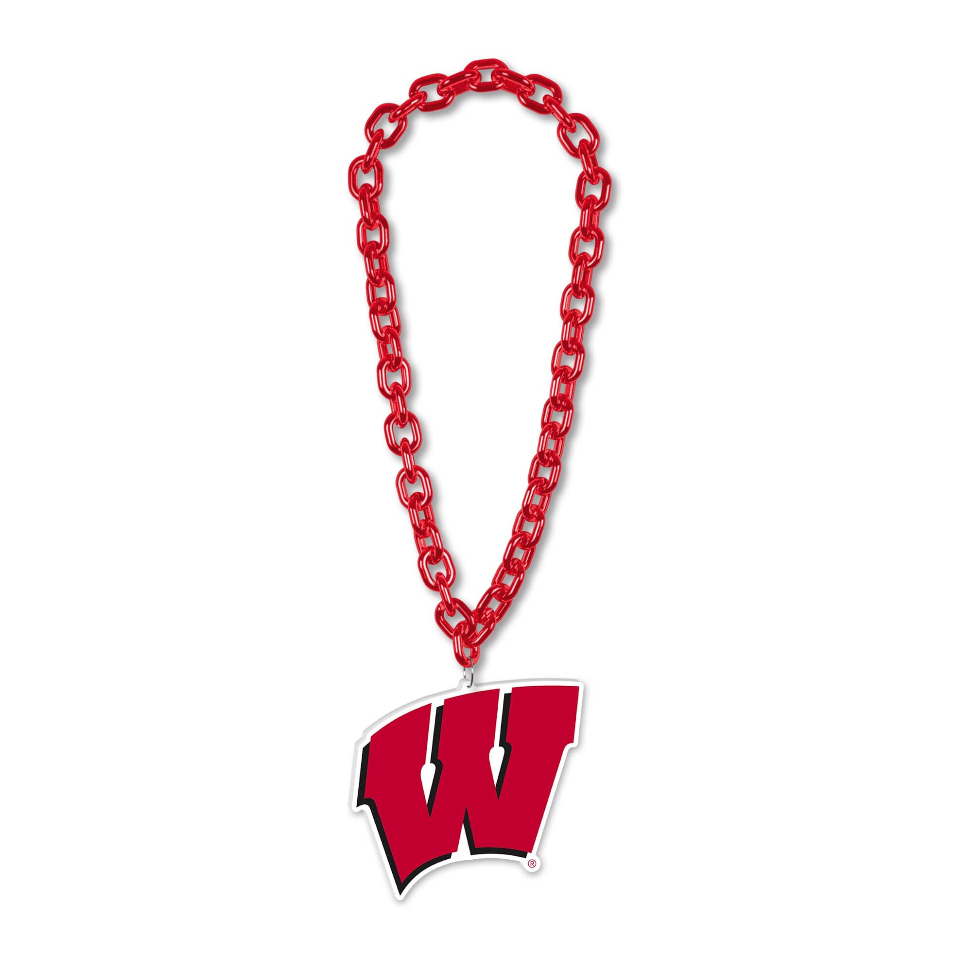 WinCraft - Wisconsin Badgers Big Chain Logo Necklace - Multicolor price history on PriceWatchPro