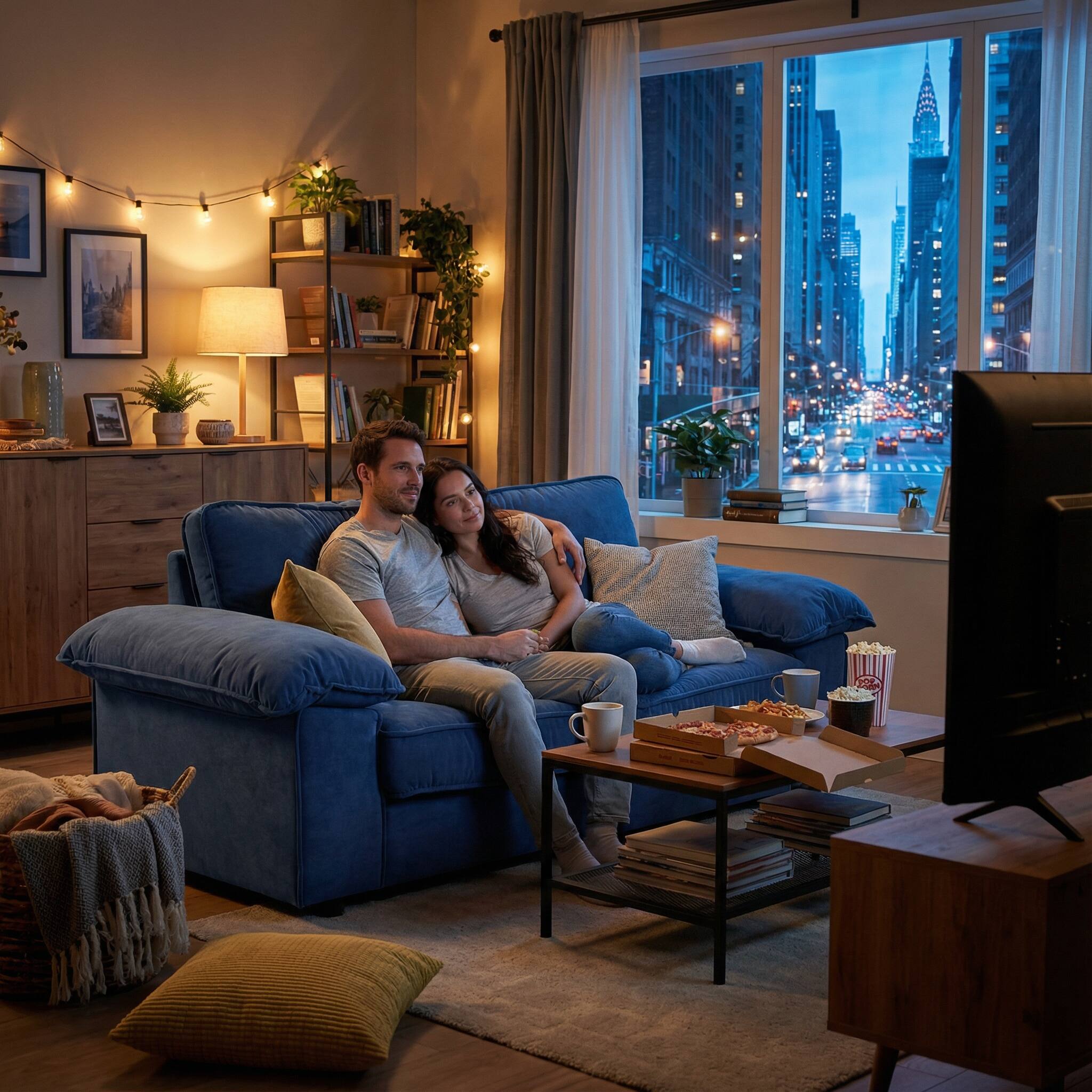 Left. Anysun - 78.7" Velvet 2-Seat Storage Loveseat - Space-Saving Compact Couch for Small Apartments. - Blue.