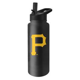 Logo Brands - Pittsburgh Pirates 34oz. Quencher Bottle - Multicolor