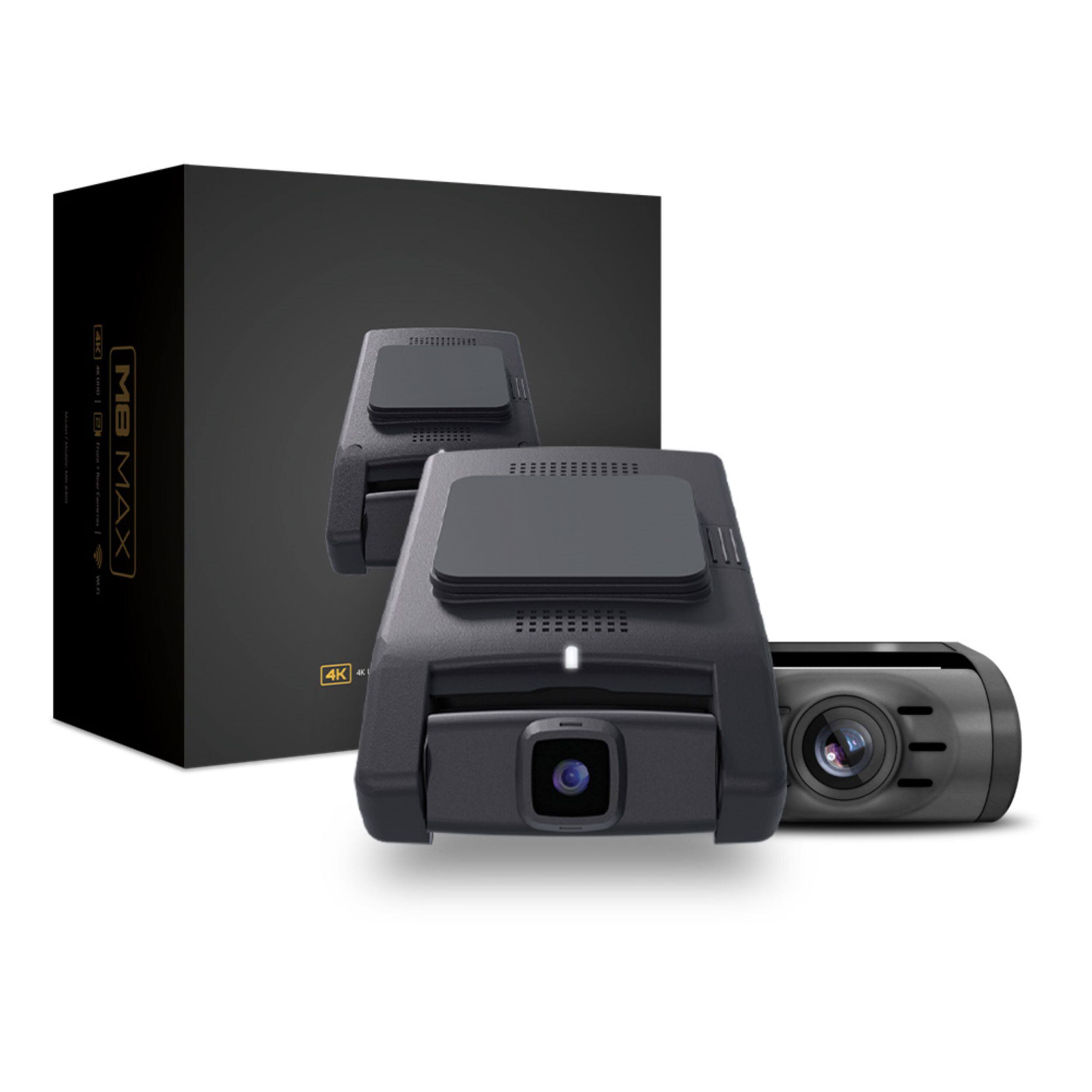 Angle. Momento - 4K UHD M8 Max Dash Camera System (Front and Rear Camera) - Black.