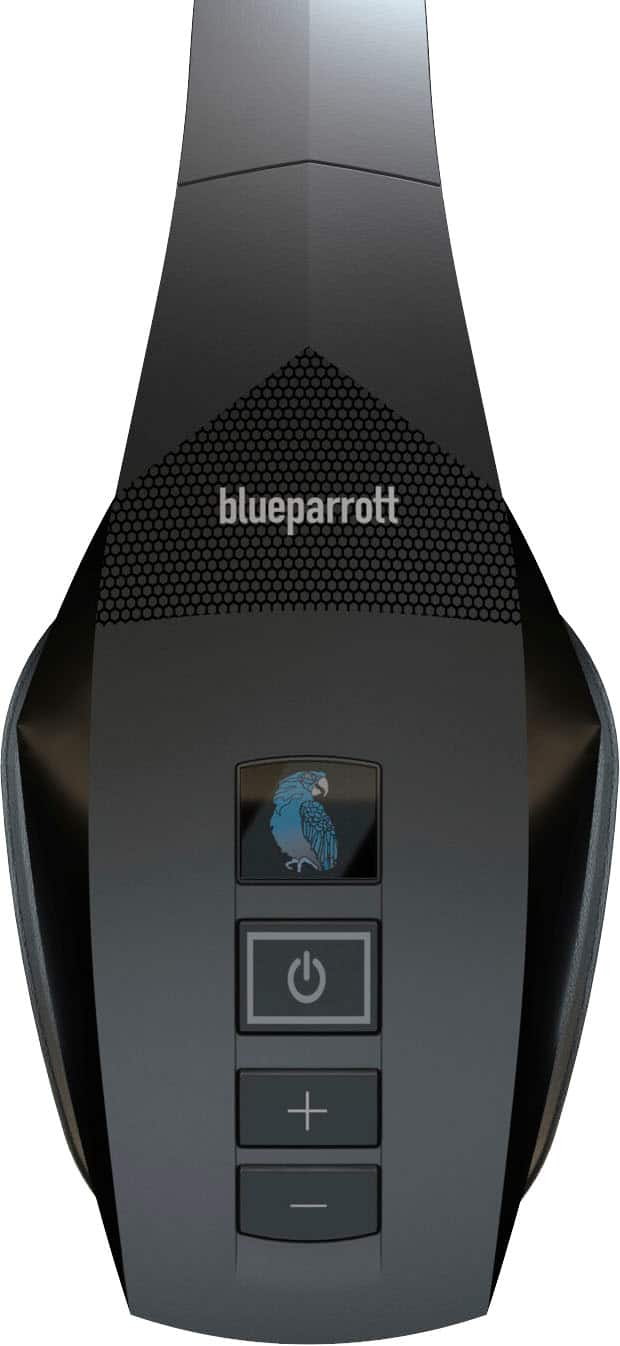 Left. BlueParrott - B550-XT Wireless Bluetooth Mono Headset with 96% Noise-Cancelling Microphone and 100% Voice Control - Black.