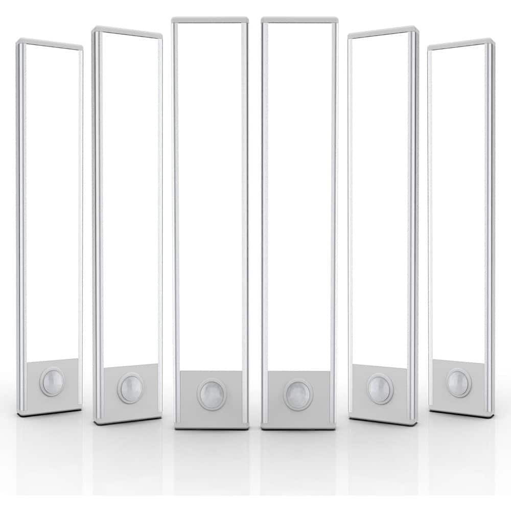 ACJPR - Under Cabinet Motion Sensor Lights – Rechargeable, Magnetic, 6-Pack