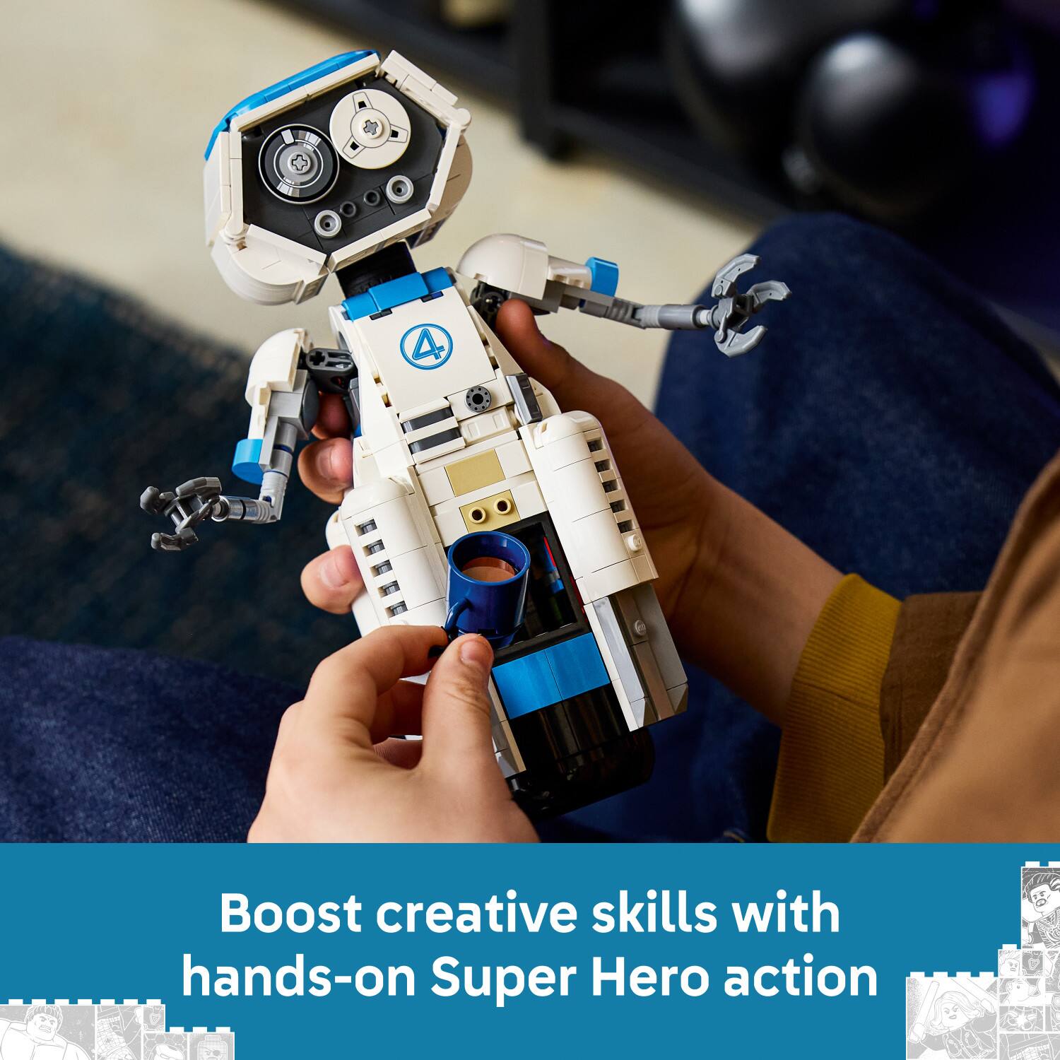 Boost creative skills with hands-on Super Hero action