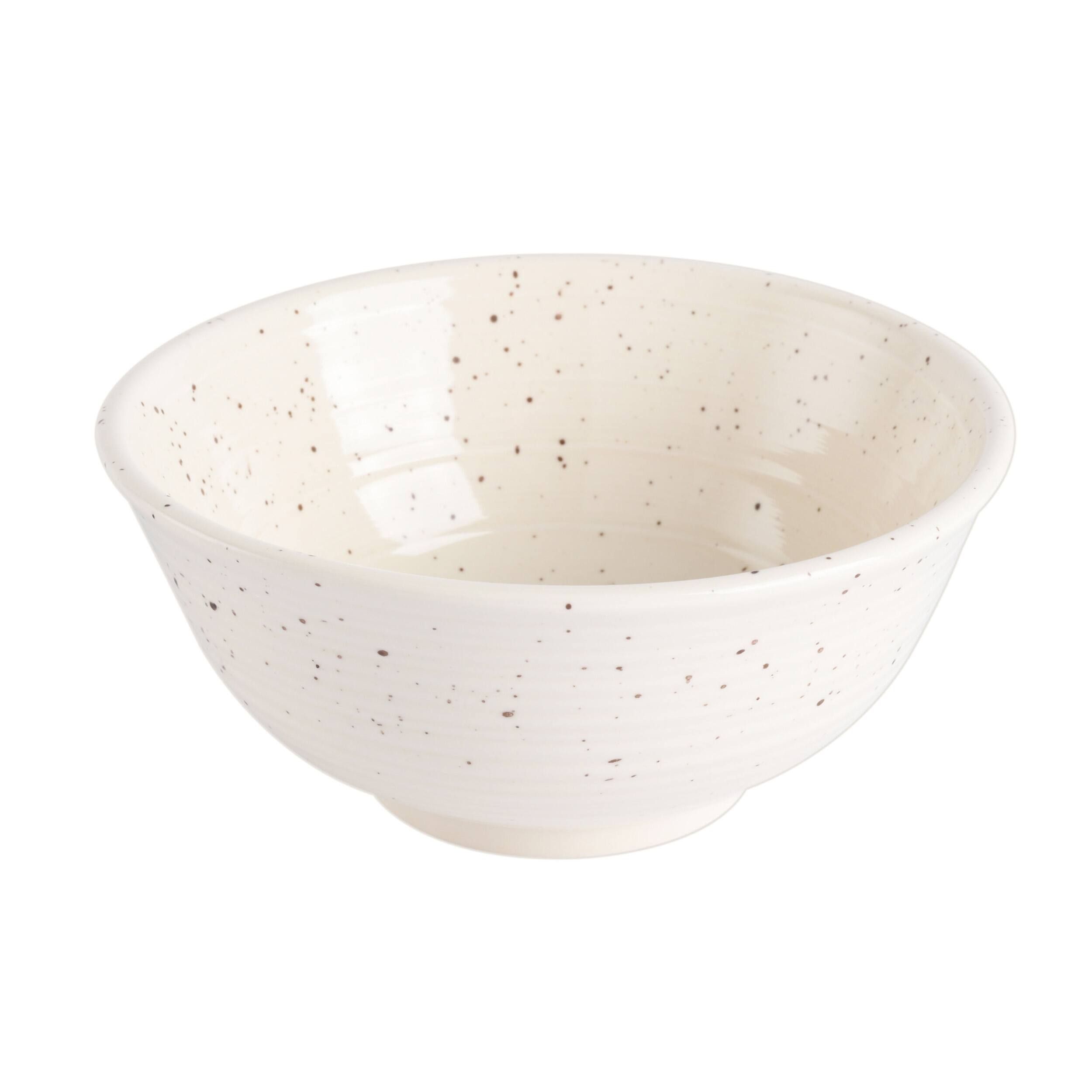 Alt View 5. Gibson - Gibson Elite Ramapo 12 Piece Stoneware Dinnerware Set in White Speckle - White Speckle.