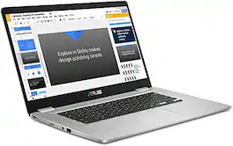 ASUS - Refurbished Excellent - Chromebook 15.6" FHD N3350 4GB 64GB Chrome OS C523NA-IH44F - Silver