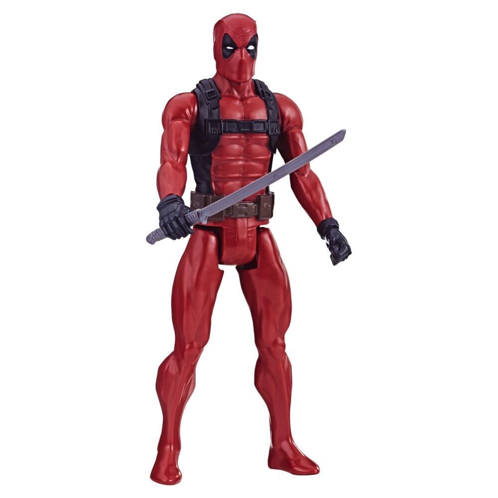 Alt View 1. Hasbro - Marvel Classic - Titan Hero Series - 12" Deadpool Action Figure   - COLLECTIBLES - Multicolor.