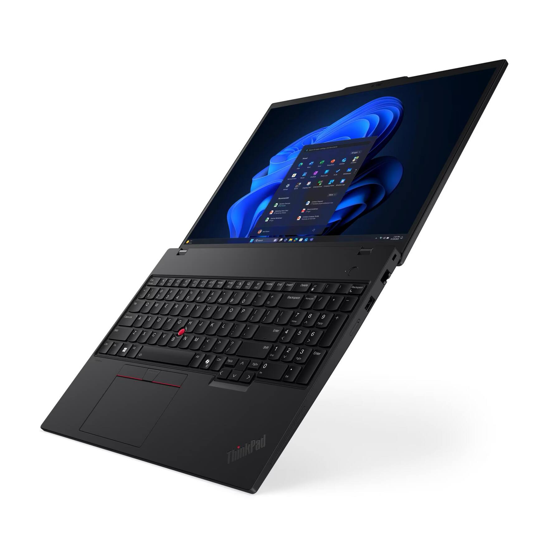 Alt View 5. Lenovo - ThinkPad T16 Laptop 16.0 WUXGA Display (Ultra 5-225U, 64GB, 4TB SSD, Win 11 Pro) w/17in Backpack.