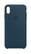 Front. Apple - Apple iPhone Xs Max Silicone Case - Pacific Green - Pacific Green.