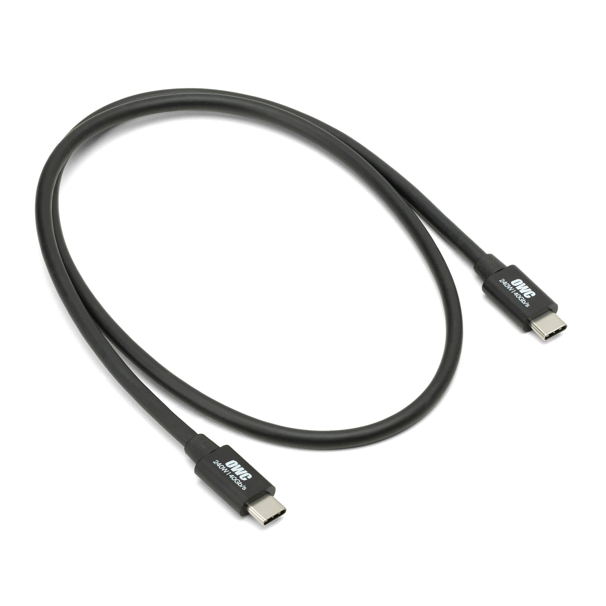OWC - 0.72M (2.36ft) Thunderbolt 4 Cable, Thunderbolt-certified, 40 Gb/s Data Transfer, 240W Power Delivery