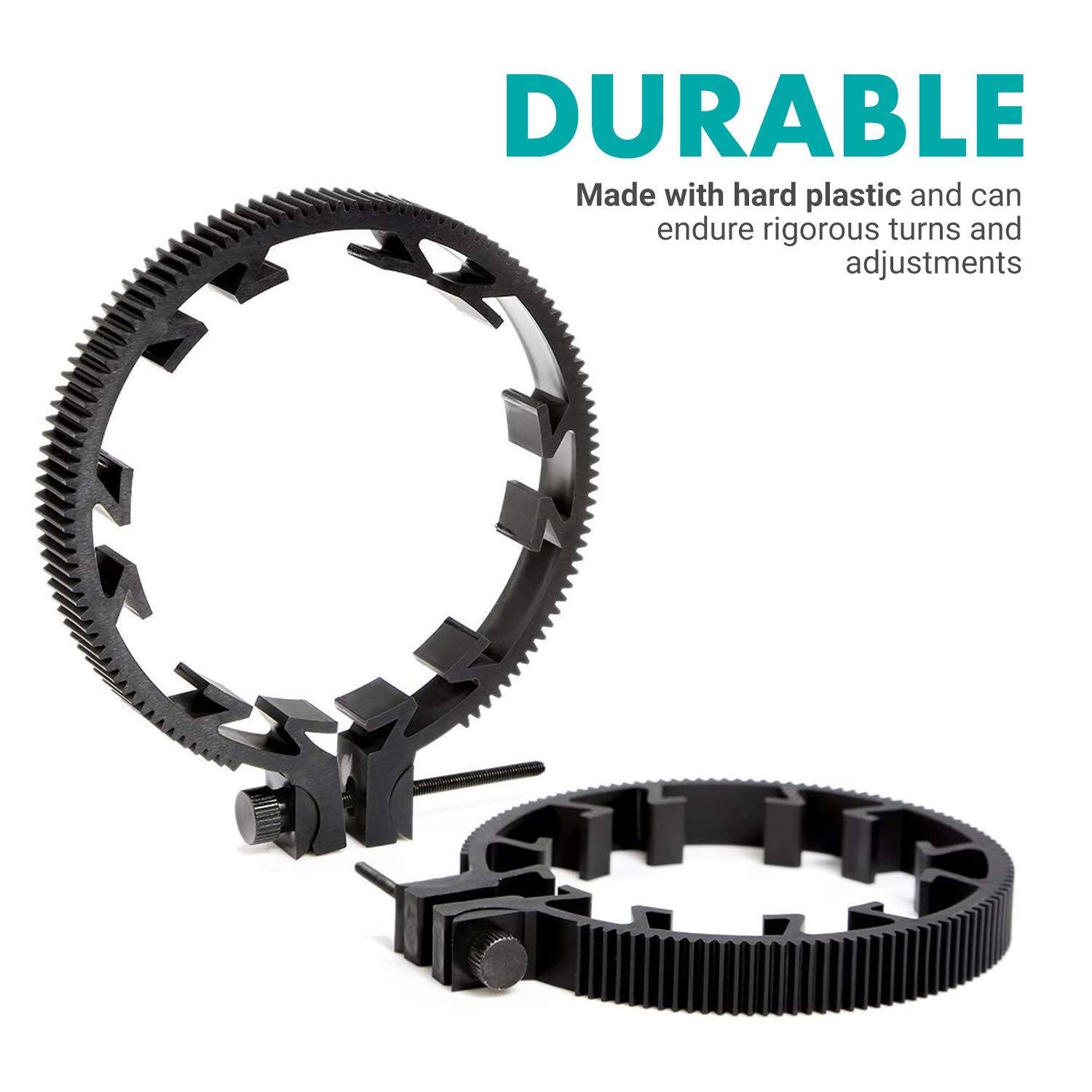DURABLE  
Made with hard plastic and can endure rigorous turns and adjustments