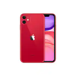 Apple - Refurbished Excellent - iPhone 11 A2111 (Fully Unlocked) 128GB Bundle with Pre-Installed Tempered Glass - Red