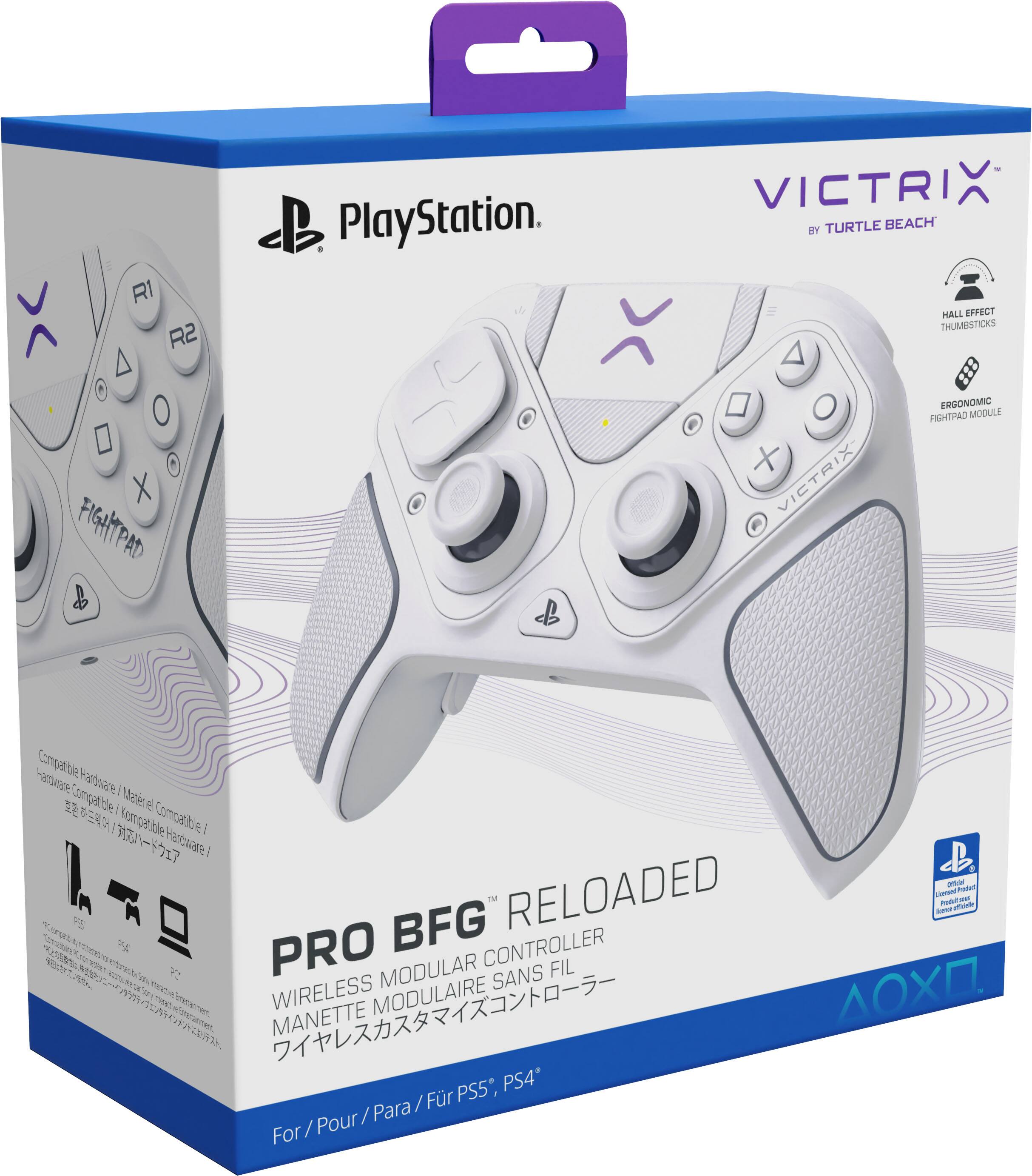 R1 R2 A O O X FIGHTPAD & B PlayStation. VICTRIX BY TURTLE BEACH ERGONOMIC THUMBSTICKS HALL EFFECT Hardware Compatible: - RELOADED PRO BFG CONTROLLER WIRELESS MODULAR MANETTE MODULAIRE SANS FIL For / Pour / Para / Für PS5; PS4*