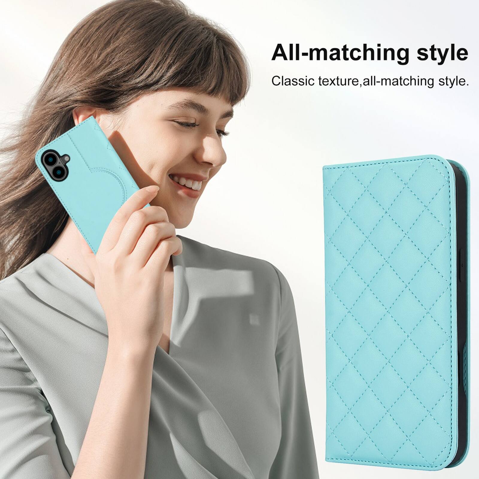 All-matching style Classic texture, all-matching style.