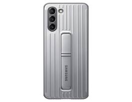 Samsung - Rugged Protective Cover for Galaxy S21 | Color: Silver - sliver
