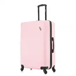DUKAP - Discovery Lightweight Hardside Spinner Luggage 28" - Pink