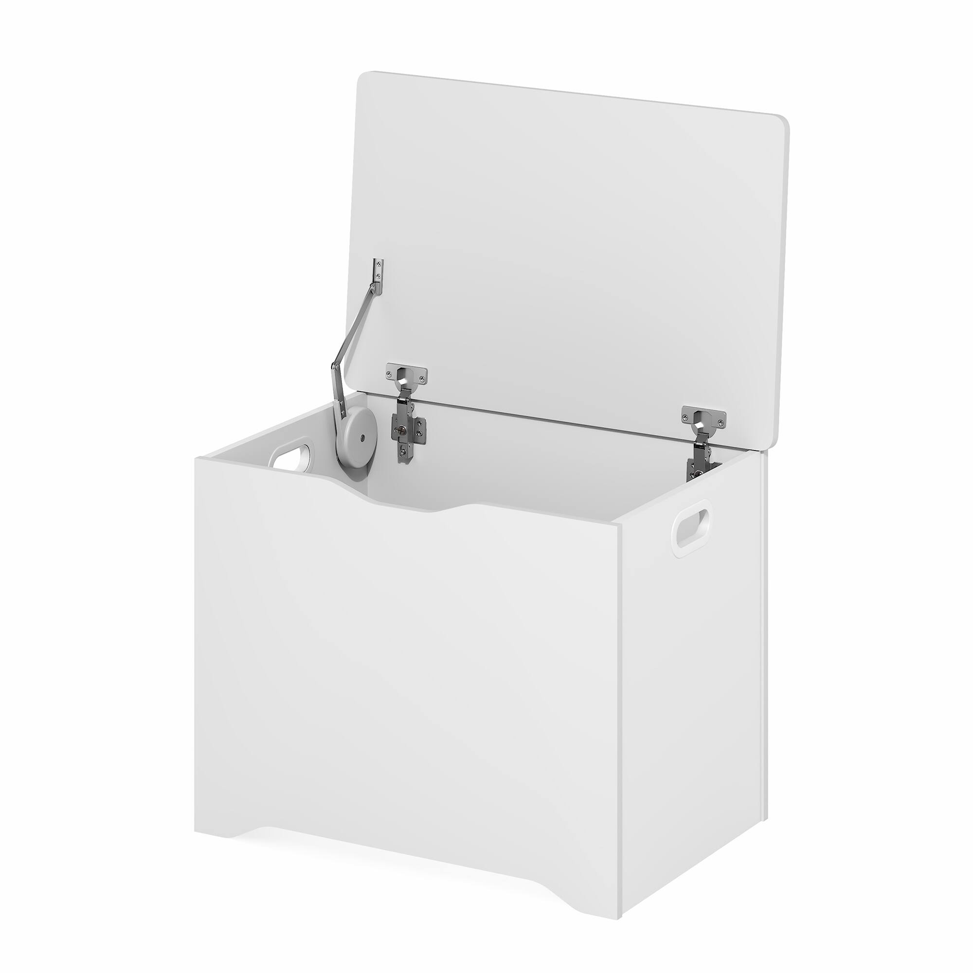 Alt View 7. Furinno - Basic Toy Box, Storage Chest for Entryway, Living Room - White.