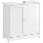 Front. Kleankin - Sink Storage Cabinet - White.
