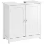 Front. Kleankin - Sink Storage Cabinet - White.
