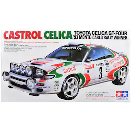 Model Kit Toyota Celica GT-Four (Castrol Celica) #3 Winner "Monte-Carlo Rally" (1993) 1/24 Scale Model by Tamiya